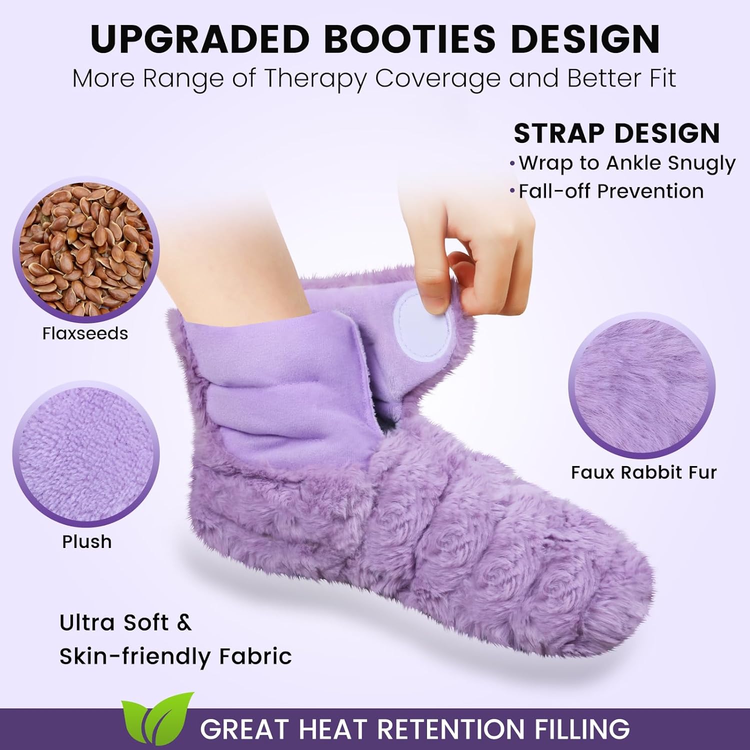 REVIX Microwavable Booties and Hot Feet Warmers for Women & Men,Heated | Revixcare