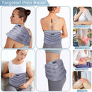 REVIX Microwavable Heating Pad for Back, Extra Large Microwave Heated Pack with Moist Heat