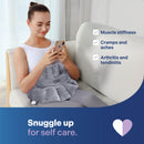 REVIX Heated Neck Wrap Microwavable Heating Pad for Neck and Shoulders