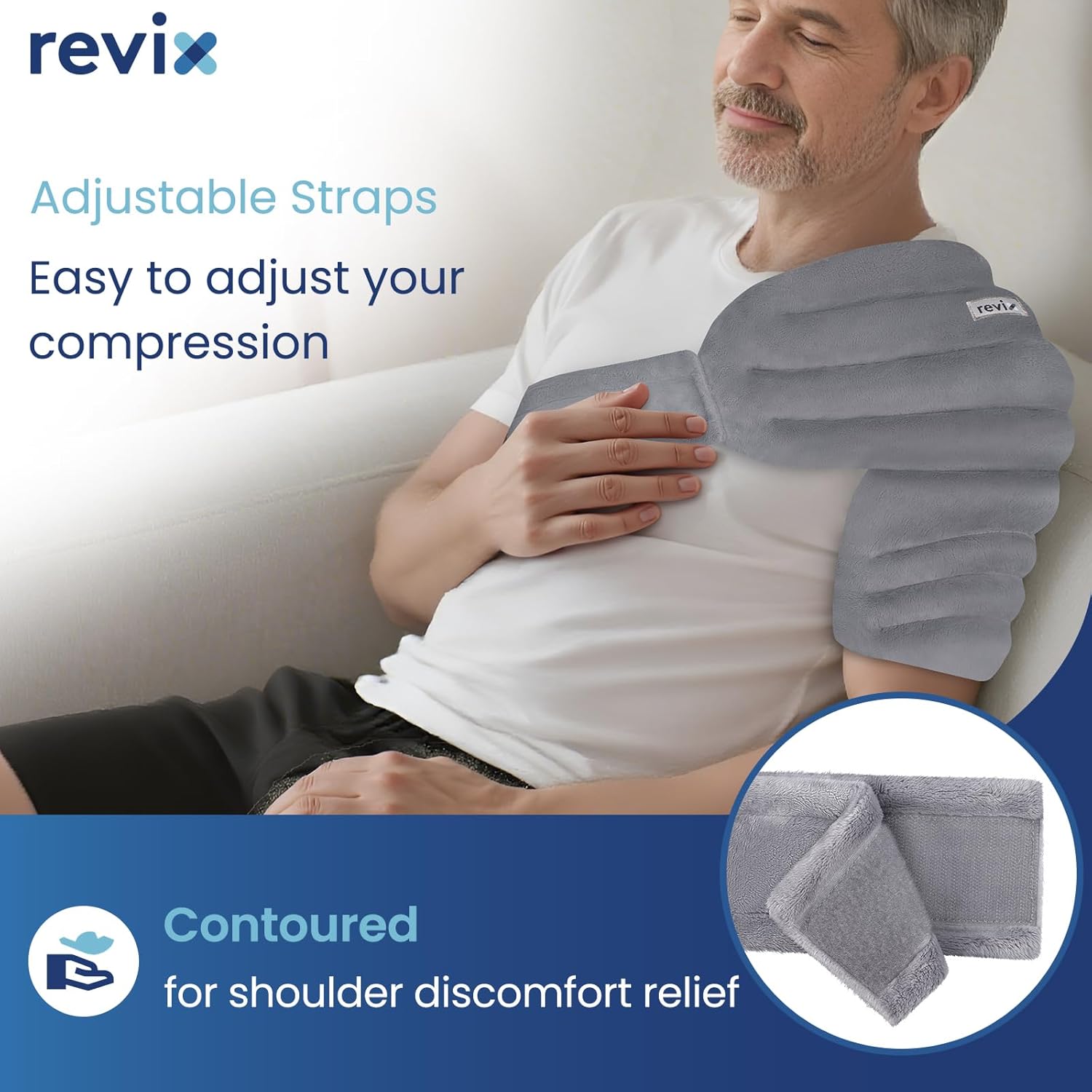 REVIX Microwavable Shoulder Heating Pad for Rotator Cuff
