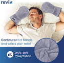 REVIX Heated Mitts for Arthritis and Hand Therapy, Microwavable Hand Warmer for Women