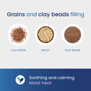 REVIX Heated Neck Wrap Microwavable Heating Pad for Neck and Shoulders