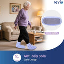 REVIX Microwavable Foot Warmers, Heated Booties for Cold Feet & Discomfort Relief