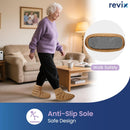 REVIX Microwavable Foot Warmers, Heated Booties for Cold Feet & Discomfort Relief