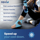 REVIX Ankle Ice Pack Wrap Reusable Gel Cold Compression for Foot Discomfort, Swelling and Recovery