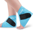 REVIX Ankle Ice Pack Wrap Reusable Gel Cold Compression for Foot Discomfort, Swelling and Recovery