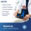 REVIX Foot Ankle Ice Pack Wrap for Plantar Fasciitis & Achilles Tendonitis