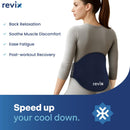 REVIX Extra Large Ice Pack for Back Relief, 2 Pack Reusable Gel Ice Pack Wraps for Lower Back