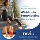 REVIX Foot Ice Pack Wrap, 45 Min Long-Lasting Cold for Plantar Fasciitis