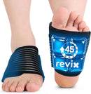 REVIX Foot Ice Pack Wrap, 45 Min Long-Lasting Cold for Plantar Fasciitis