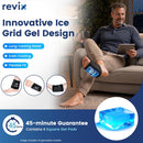 REVIX Foot Ice Pack Wrap, 45 Min Long-Lasting Cold for Plantar Fasciitis