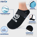 REVIX 45-Min Long-Lasting Foot Ice Wraps, Reusable Gel Ice Pack Slippers
