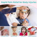 REVIX Boo Boo Ice Packs for Kids Injuries, Fever with Cloth Covers