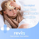 REVIX Kids Ice Packs for Boo Boos, Babies Small Gel Ice Pack Reusable for Toddlers with Soft Cloth Covers and Cute Animals Designs-2