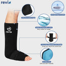 REVIX Leg Ankle Ice Pack, 45-Min Calf to Foot Ice Wrap for Shin Splints