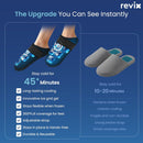 REVIX 45-Min Long-Lasting Foot Ice Wraps, Reusable Gel Ice Pack Slippers