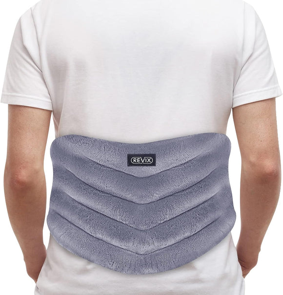 REVIX Microwavable Heating Pad for Back, Extra Large Microwave Heated Pack with Moist Heat