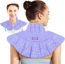 REVIX Microwave Heating Pad for Neck and Shoulders, Weighted Microwavable Heated Neck Wrap Warmer, Scented
