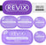 REVIX Ice Packs for Injuries Reusable, 5 Pack Hot and Cold Gel Ice Pack Set for Pain Relief