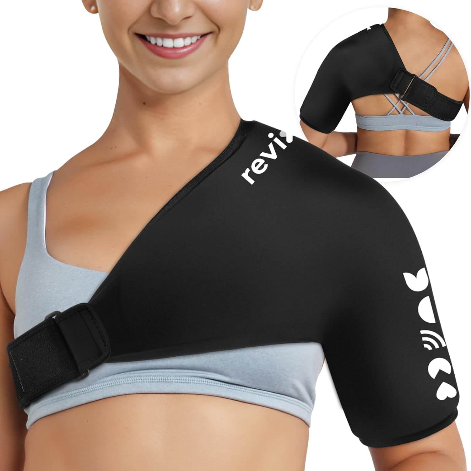 REVIX Shoulder Ice Pack Wrap Reusable