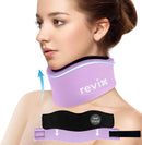 REVIX Soft Neck Brace Cervical Collar, Adjustable Neck Support Brace with Hot Cold Gel Pack