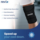 REVIX 3D Knee Ice Pack Wrap – Long-Lasting Cold Therapy with Innovative Dual-layer Gel