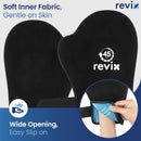REVIX 45-Min Long-Lasting Hand Ice Pack Gloves, 2-Pack Reusable Ice Packs for Hands, Fingers & Wrists with Adjustable Straps