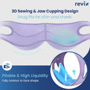 REVIX Wisdom Teeth Ice Pack Head Wrap with 3D Sewing Jaw Ice Pack for Face Oral Surgery Pain Relief for TMJ