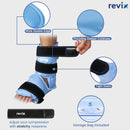 REVIX Ankle Ice Pack for Foot Swelling, Reusable Gel Ice Pack Wrap