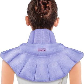 REVIX Microwavable Heating Pad for Neck Shoulders and Back, Microwave Heated Wrap with Moist Heat