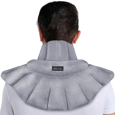 REVIX Heated Neck Wrap Microwavable Heating Pad for Neck and Shoulders