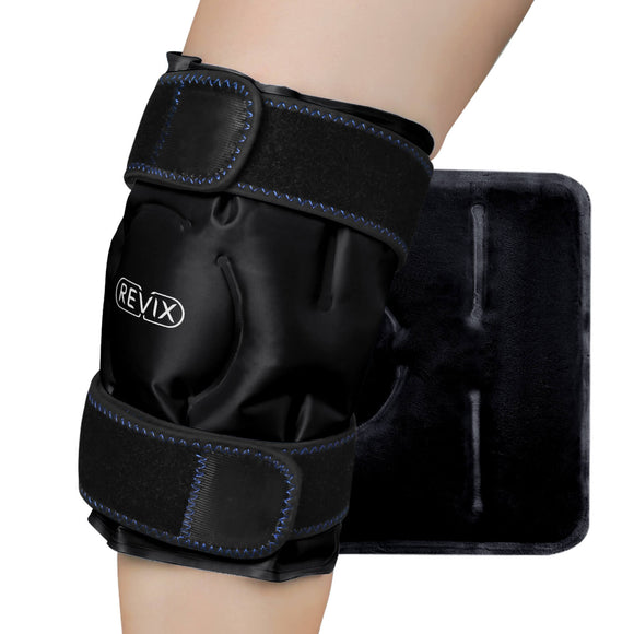 REVIX Ice Pack for Knee Pain Relief, Reusable Gel Ice Wrap for Leg Injuries