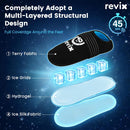 REVIX 45-Min Long-Lasting Foot Ice Wraps, Reusable Gel Ice Pack Slippers
