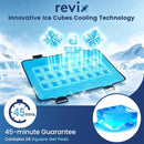 REVIX 45-Min Cooling Full Back Ice Packs, Reusable Gel Ice Wrap for Back