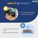 REVIX Foot and Heel Ice Pack Wrap, Reusable Hot & Cold Therapy Gel Pack for Heel