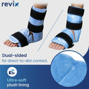 REVIX Ankle Ice Pack for Foot Swelling, Reusable Gel Ice Pack Wrap
