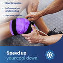 REVIX Ice Pack for Knee Pain Relief, Reusable Gel Ice Wrap for Leg Injuries