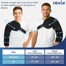 REVIX Youth Arm Ice Pack Wrap for Pitchers – Reusable Ice Arm Sleeve for Young Pitchers