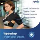 REVIX Shoulder Ice Pack Wrap, Ice Shoulder Brace for Rotator Cuff