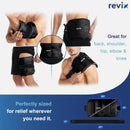 REVIX 2-Pack Large Cold Packs for Back, Rotator Cuff, Hip, Knee, and Shin, Versatile