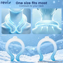 REVIX Large Neck Cooling Tube, 30% Thicker Ice Ring for Summer, Upgraded Wider Circumference Fits All Neck Sizes, Reusable Neck Cooler for Hot Weather, Outdoor Work, Sports, Long-Lasting Cold