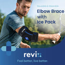 REVIX Cubital Tunnel Elbow Brace with Upgraded Soft Detachable Gel Pack-2