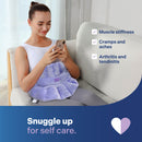 REVIX Microwave Heating Pad for Neck and Shoulders, Weighted Microwavable Heated Neck Wrap Warmer, Scented