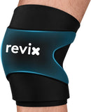 REVIX 3D Knee Ice Pack Wrap – Long-Lasting Cold Therapy with Innovative Dual-layer Gel