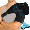 REVIX Triple-Layer Gel Shoulder Ice Pack Wrap for Rotator Cuff-2