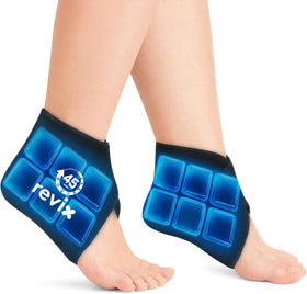 REVIX Ankle Ice Pack Wrap for Plantar Fasciitis with 45-Min Long Lasting Cold - 0