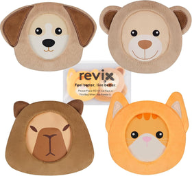 REVIX Kids Ice Packs for Boo Boos, Babies Small Gel Ice Pack Reusable for Toddlers with Soft Cloth Covers and Cute Animals Designs