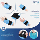 REVIX 24" Extra Long Wrist Ice Pack Wrap for Discomfort Reducing, Reusable Gel Ice Pack for Hand and Forearm