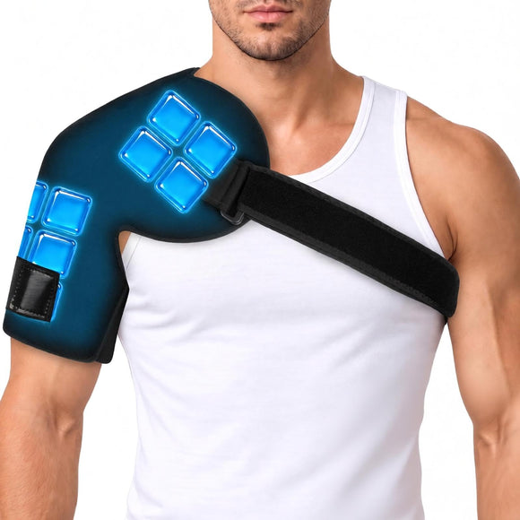 REVIX Large Shoulder Ice Pack, 45-Min Long-Lasting for Rotator Cuff Surgery