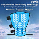 REVIX Leg Ankle Ice Pack, 45-Min Calf to Foot Ice Wrap for Shin Splints